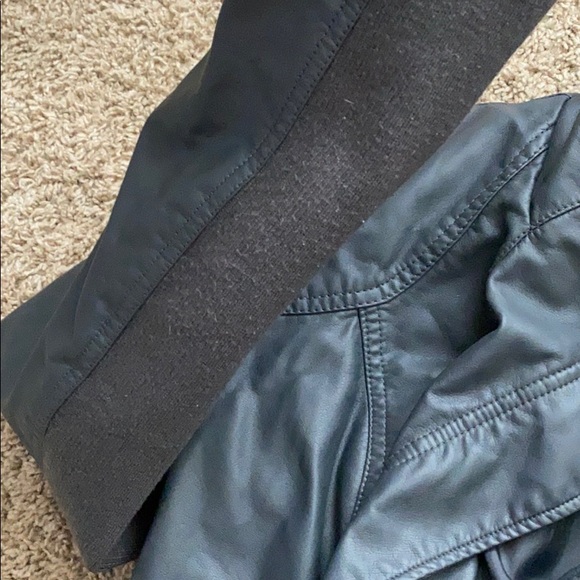 RD Style Faux Leather/Knit Jacket:Small - Picture 6 of 7